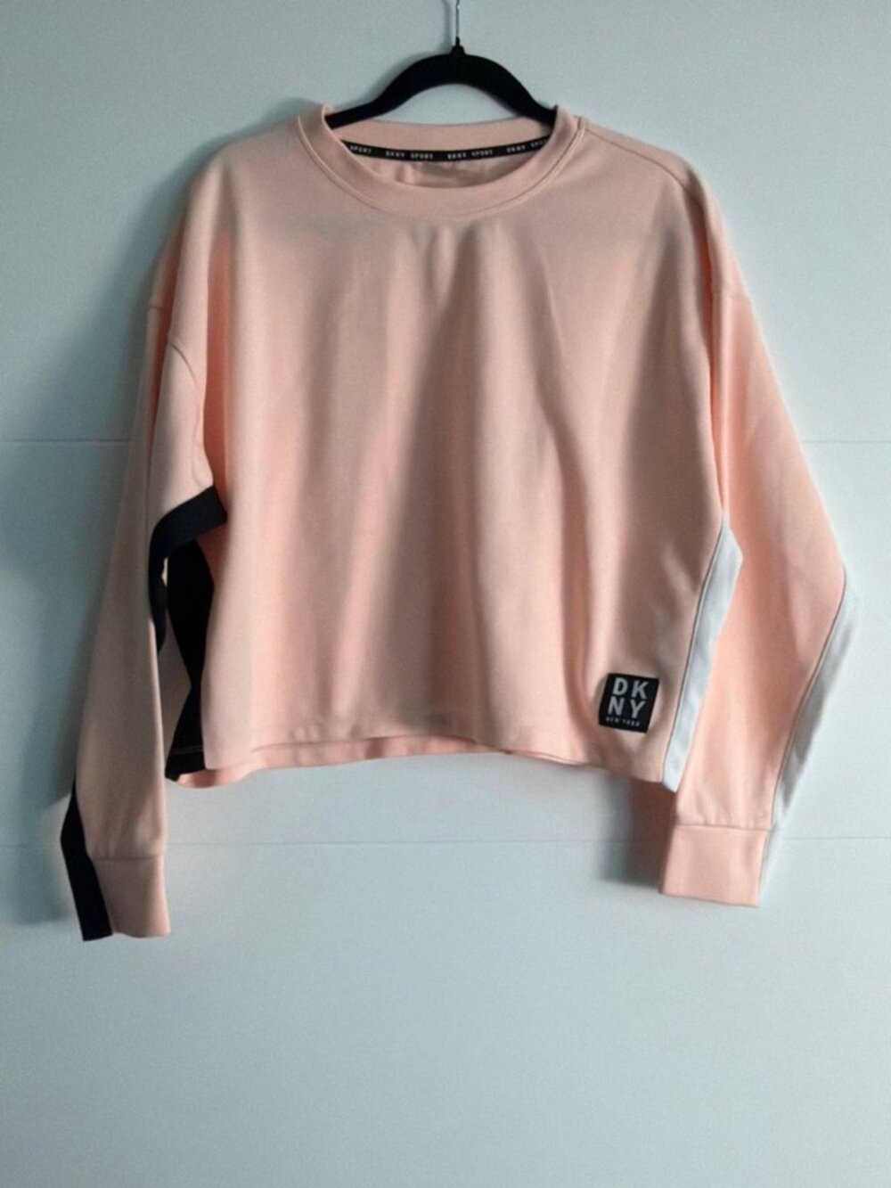 DKNY Sport Crewneck Sweatshirt- Womens | Light Peach